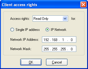 TFTP Server - Client Access Rights